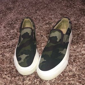 Camo Slip-Ons